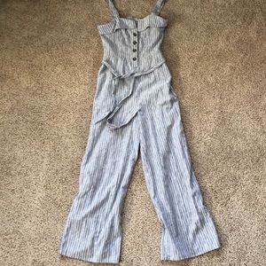 American Eagle Striped Romper (Never Worn)